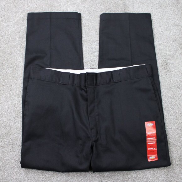 Dickies 874 Work Pants NWT Mens 40x30 Black Original Fit Flex Straight Leg - Picture 1 of 15